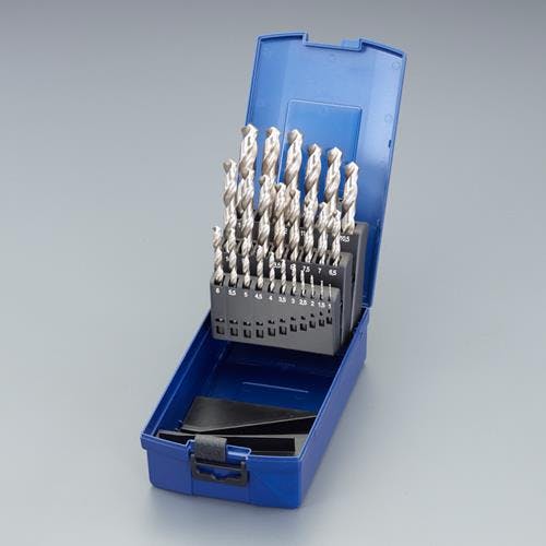 ストレートドリル(HSS) 1.0-13.0mm/25本組 EA824FK-125 4550061992715【別送品】