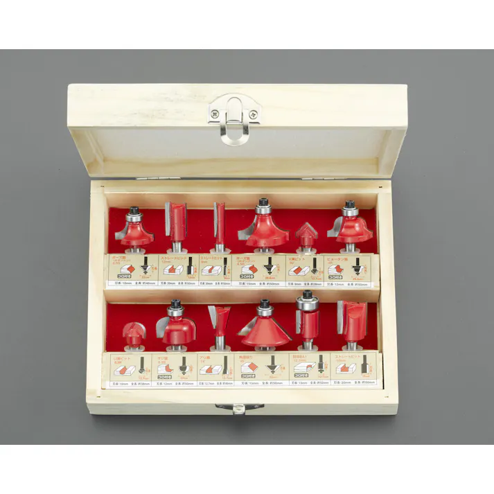 ルータービット 12本組 EA828A-13 4550061084021【別送品】