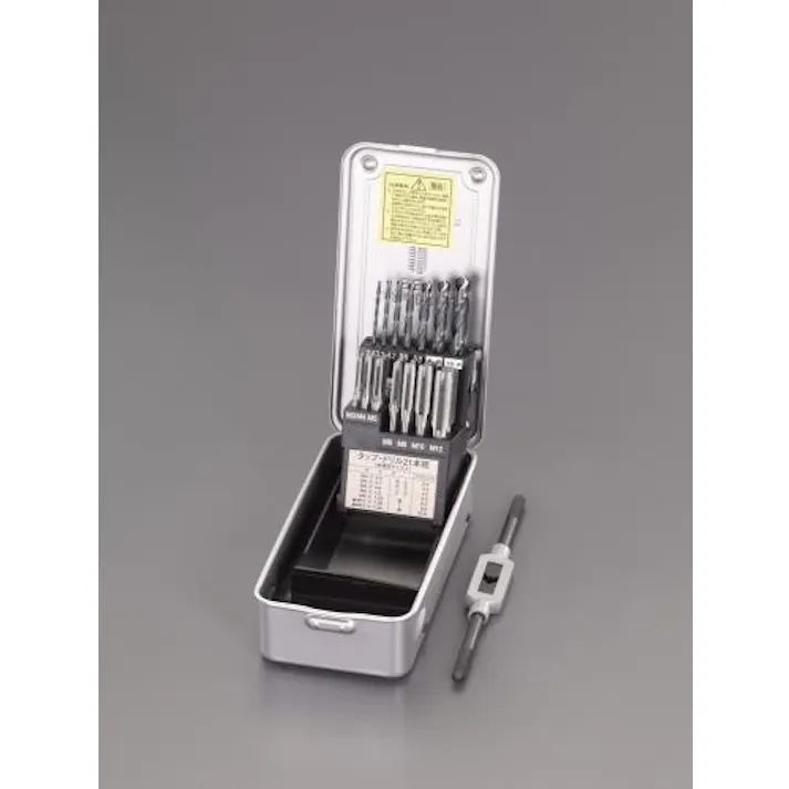 ESCO M3 - M12 タップ・ドリルセット タップ・ダイスセット 4518340087538 EA829AM(CDC)【別送品】