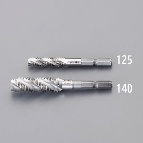 ts【ATTAS DAAAS 6S】5W用 グリップ付 良品 ESCO W5/16-18 スパイラルタップ(六角軸/HSS) タップ・ダイス