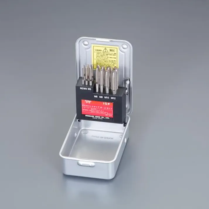 ESCO M3-M12 タップセット(SKH) タップ・ダイスセット 4518340649620 EA829DV-11(CDC)【別送品】