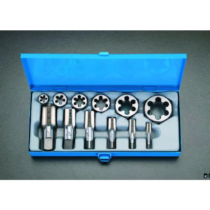 ESCO 1/8 - 1” タップ六角ダイスセット(PT) タップ・ダイスセット 4518340321670 EA829M-50(CDC)【別送品】