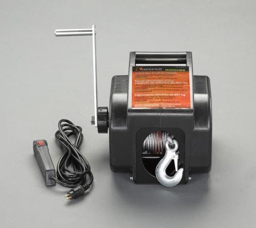 電動ウィンチ(直流) DC12V/907kg EA840DK-32 4550061230657【別送品】