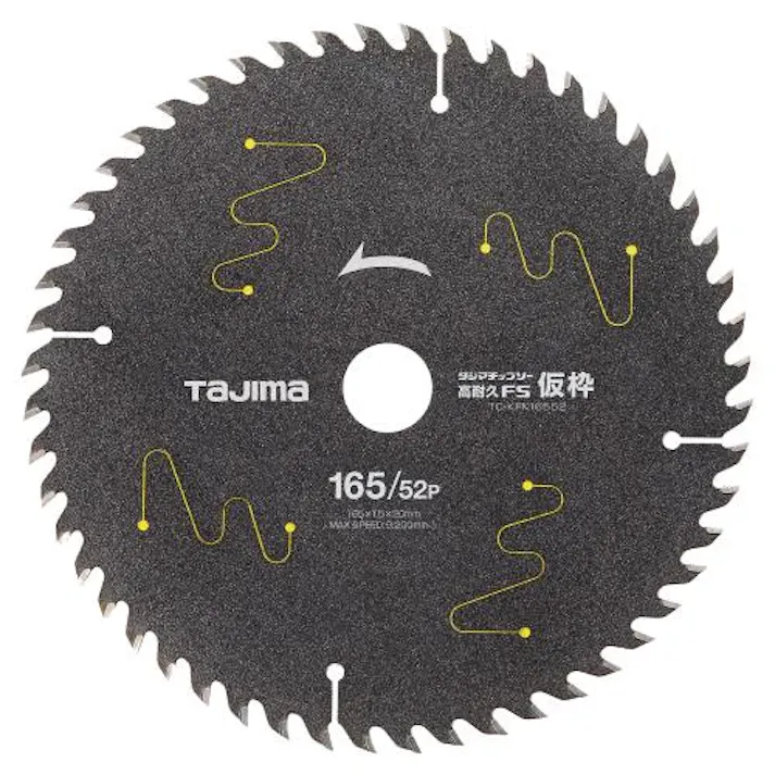 TJMデザイン(TaJIma) 超硬チップソー φ165mm/52T EA851CE-12 4550061101490【別送品】