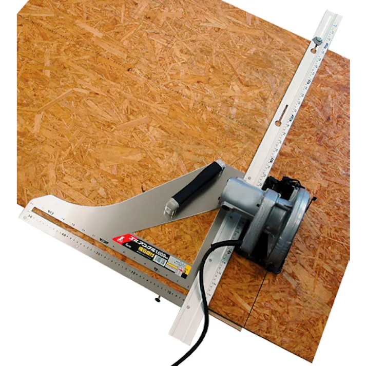 シンワ測定 丸鋸ガイド定規(取手付) 100cm EA851X-36 4550061866948【別送品】