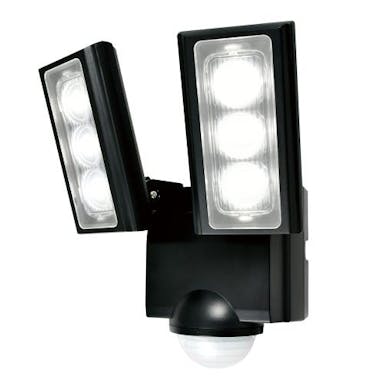 朝日電器(ELPA)  2灯 LEDセンサーライト(単1x3本) 防犯用品 4550061243879 EA864CB-27A(CDC)【別送品】