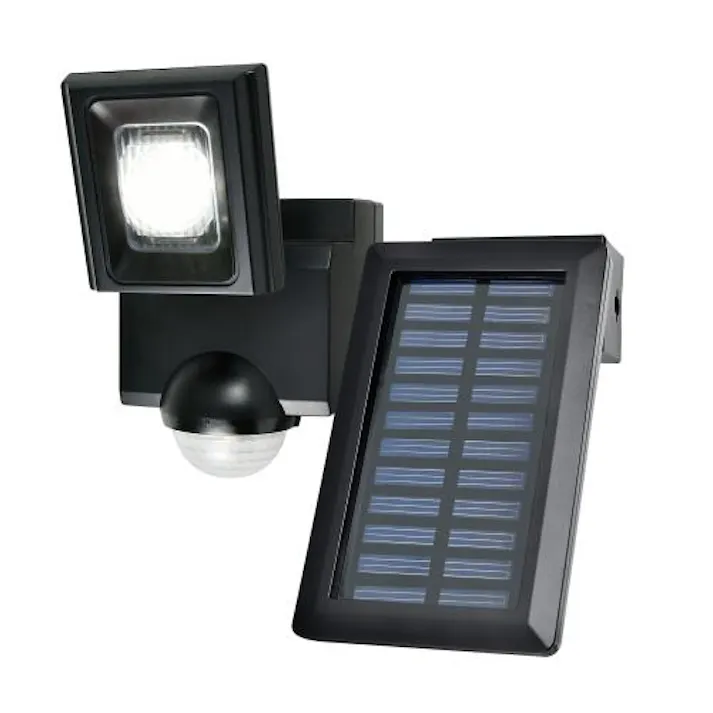 朝日電器(ELPA) 1灯 LEDセンサーライト(ソーラー充電式) 防犯用品 4550061243862 EA864CB-43C(CDC)【別送品】