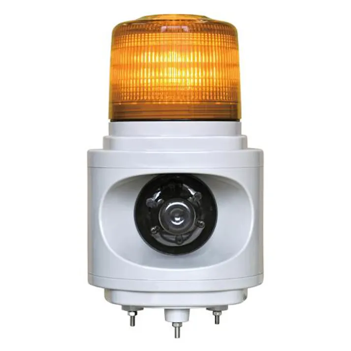 日恵製作所 AC100V 車両入出庫警告灯(音声案内付/黄) 屋内安全・保安用品 4550061800157 EA864CW-57(CDC)【別送品】