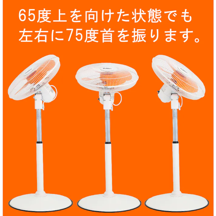 スイデン(Suiden) AC100V・160W/450mm 工場扇(スタンド型) 工場用クーラー、扇風機、換気扇、ヒーター 4550061283875 EA897AF-16A(CDC)【別送品】