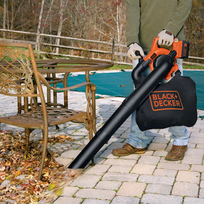 BLACK+DECKER(ブラック・アンド・デッカー) 電動ブロワ(充電式/集じん機能付) DC36.0V EA897BH-1 4550061904374【別送品】