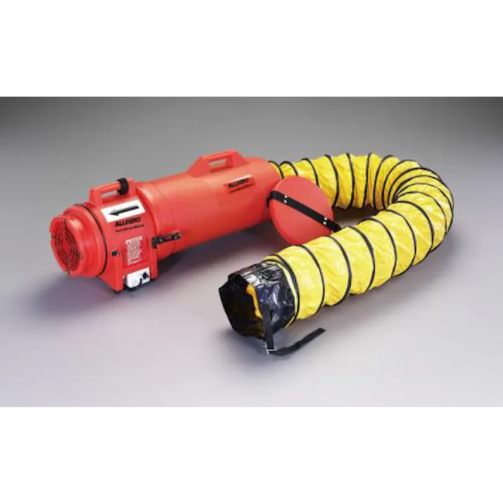 ESCO AC115V/250W/φ203mm ダクトブロワ(4.5mダクト付) 地下ケーブル用道具 4548745642834 EA897LD-15(CDC)【別送品】