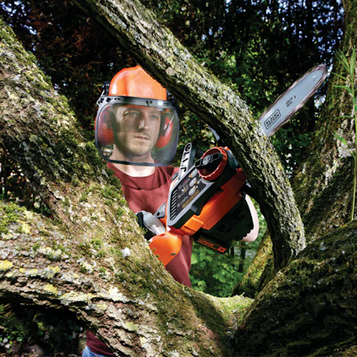 BLACK+DECKER(ブラック・アンド・デッカー) DC18V/250mm チェーンソー(充電式) 園芸・緑化保全用品 4550061904770 EA898CB-11(CDC)【別送品】