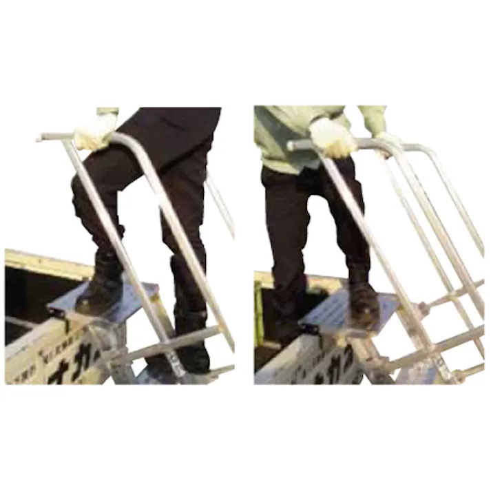 トラック昇降はしご 1.02-1.44m EA902XC-15 4550061061596【別送品】