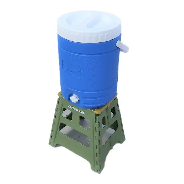 キャプテンスタッグ ジャグ置き用踏台(折畳式) 390x320x390mm EA903CS-1 4550061553596【別送品】