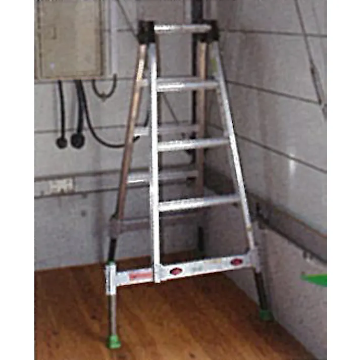 ESCO 1.31-1.50m はしご兼用脚立(アウトリガー一体) はしご兼用脚立 4548745707656 EA903FA-150(CDC)【別送品】