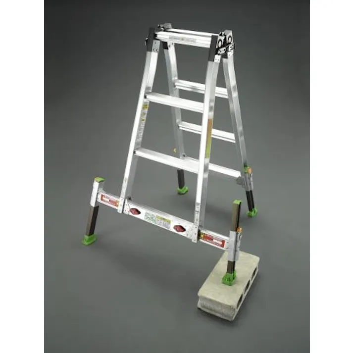 はしご兼用脚立(アウトリガー一体) 1.60-1.79m EA903FA-180 4548745707663【別送品】