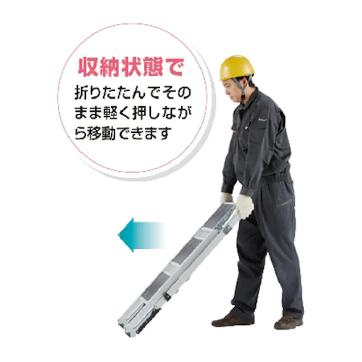 ピカコーポレイション(PiCa) 作業台(折畳式/キャスター付) 477x832mm/0.75m/3段 EA903PA-42 4550061494523【別送品】