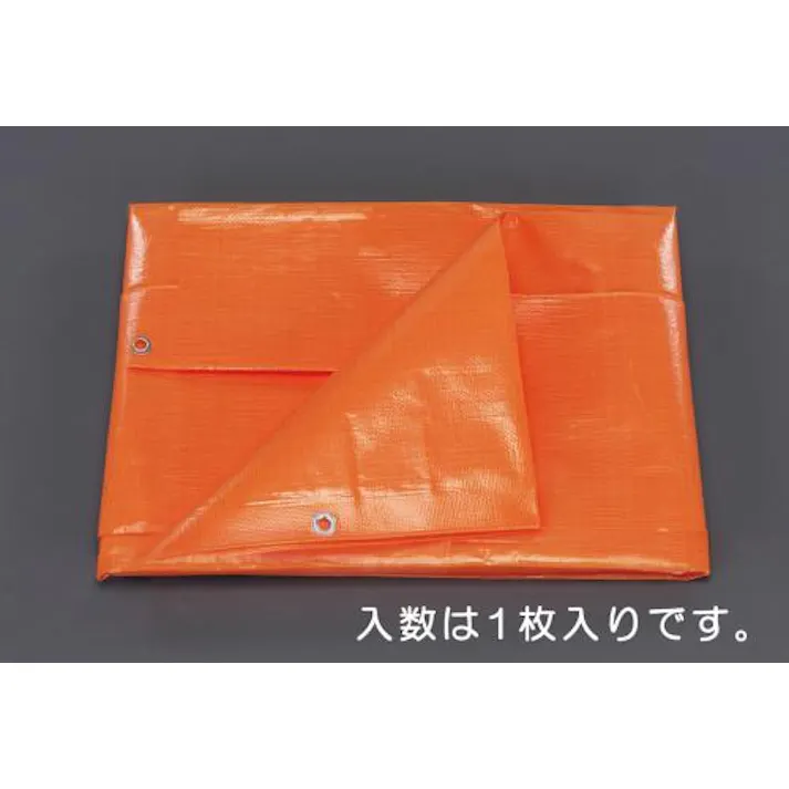 オレンジシート(#3000) 3.6x5.4m/0.25mm EA911AC-13 4548745785692【別送品】