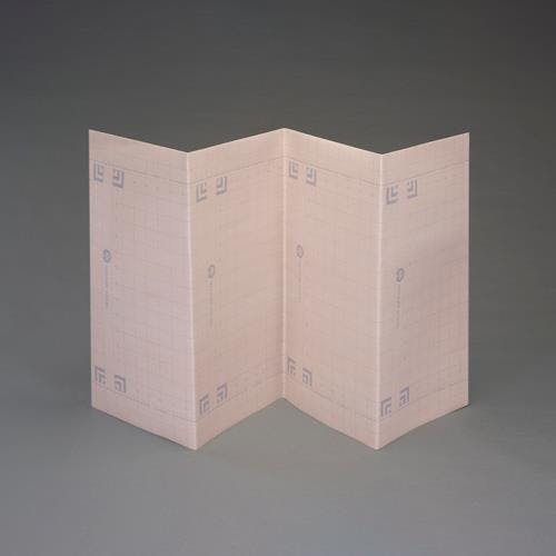 床面養生シート(4つ折・5枚) 0.9x1.8m/3.0mm EA911BA-81B 4550061270868【別送品】