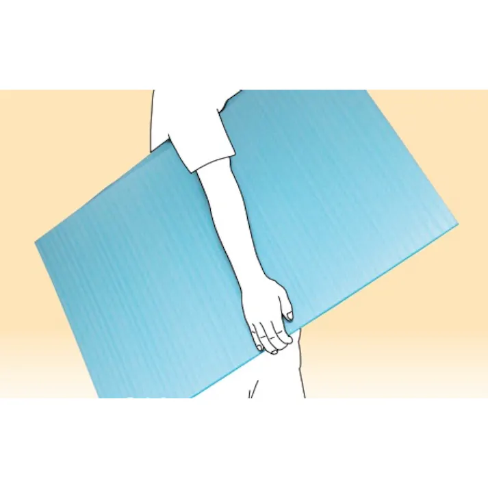 ESCO 1820×910×3.5mm クッション養生ボード(3ツ折/5枚) シート 4550061990391 EA911BE-31(CDC)【別送品】