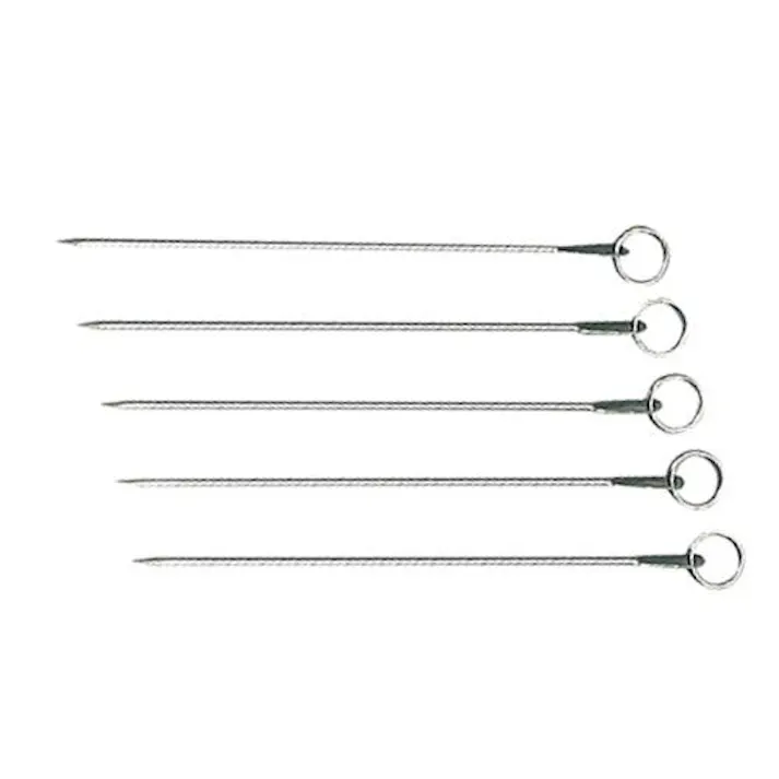 キャプテンスタッグ バーベキュー丸串(ステンレス製/5本) 185mm EA912GA-23 4550061552902【別送品】