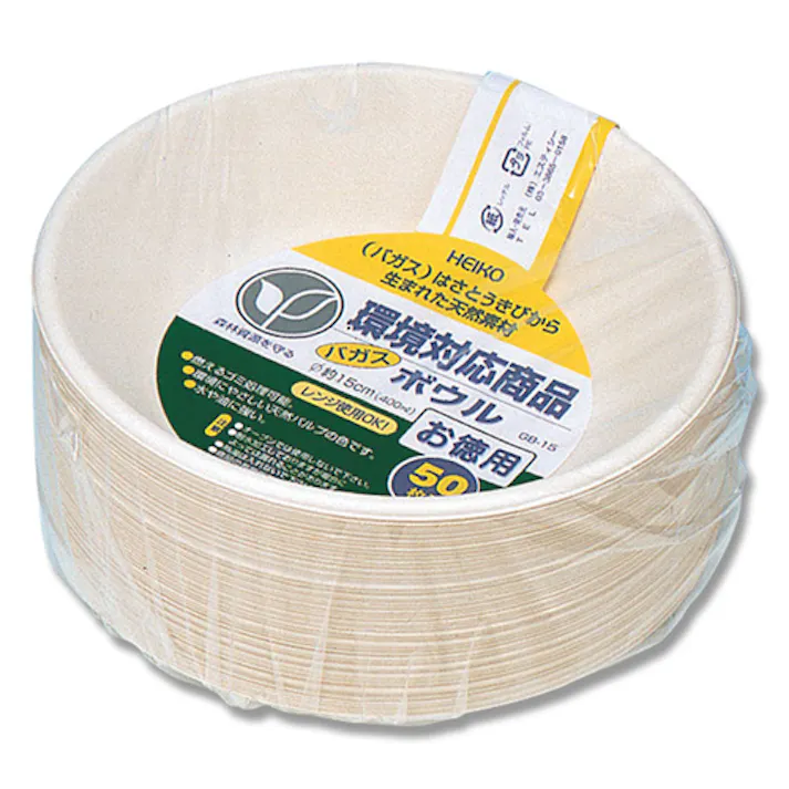 ESCO φ150x36mm 紙ボウル(50枚) 洗濯・キッチン用品 4550061769744 EA912MB-52(CDC)【別送品】