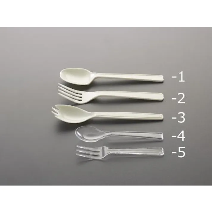 ESCO 160mm プラスチックフォーク(アイボリー/100本) 洗濯・キッチン用品 4550061377345 EA912MD-2(CDC)【別送品】