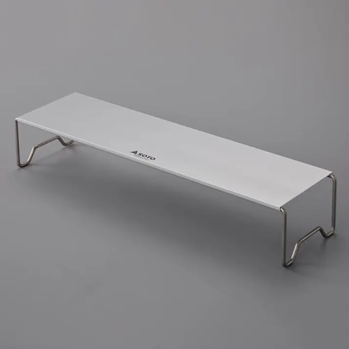 新富士バーナー 460x125x 85mm 2バーナー用奥側テーブル 野営・キャンプ用品 4550061547571 EA913FA-22(CDC)【別送品】