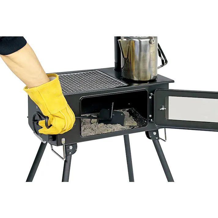 キャプテンスタッグ 100x 90x500mm 炭かき 野営・キャンプ用品 4550061085844 EA913LF-19(CDC)【別送品】