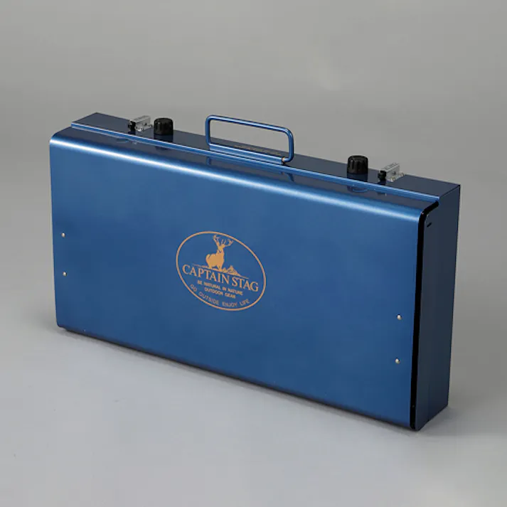 キャプテンスタッグ 640x330x490mm 2バーナー(カートリッジ式) 野営・キャンプ用品 4550061542804 EA913LF-2(CDC)【別送品】