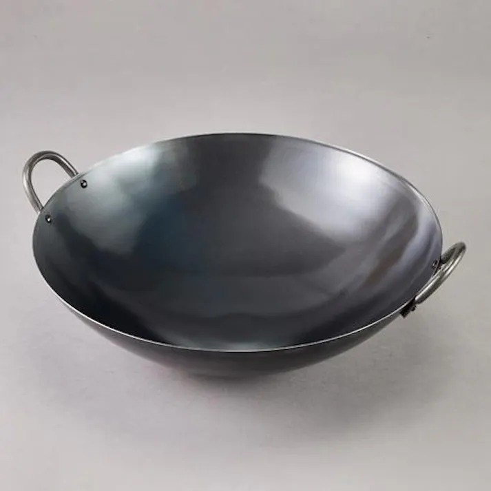 ESCO 42cm 中華鍋(鉄製) 洗濯・キッチン用品 4550061737071 EA913VS-24(CDC)【別送品】