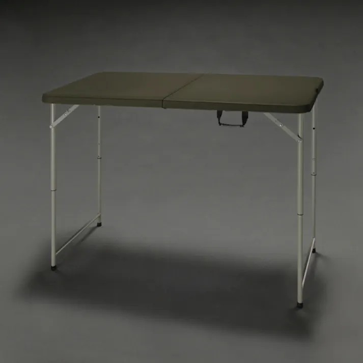 折畳みテーブル(OD/樹脂天板) 1220x610x580mm EA913YA-1 4550061834800【別送品】