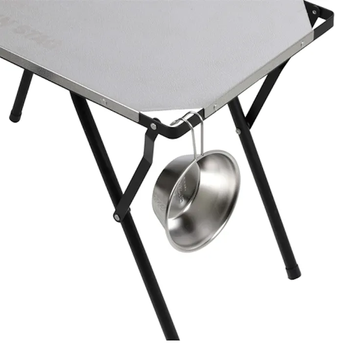キャプテンスタッグ 600x300x400/265mm サイドテーブル(折畳式/ステンレス 野営・キャンプ用品 4550061633847 EA913YA-60(CDC)【別送品】