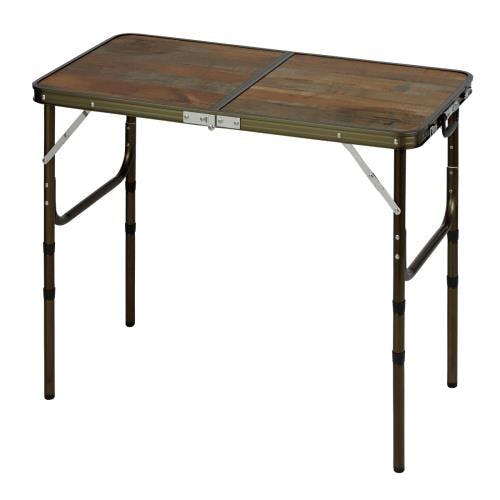 キャプテンスタッグ 900x450x370-705mm テーブル(折畳式) 野営