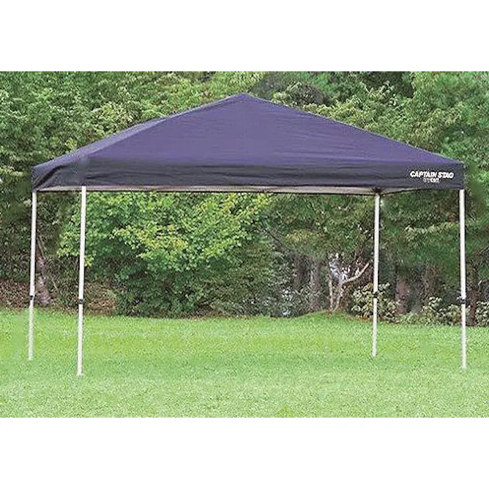 キャプテンスタッグ 2.5x3.75m 四脚テント(青) 野営・キャンプ用品 4550061219157 EA915-102(CDC)【別送品】