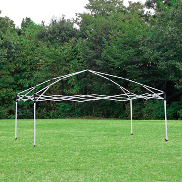 キャプテンスタッグ 2.5x3.75m 四脚テント(青) 野営・キャンプ用品 4550061219157 EA915-102(CDC)【別送品】