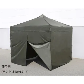 サイドシート4面セット(3x3mテント用/OD) EA915-19 4548745505504【別送品】