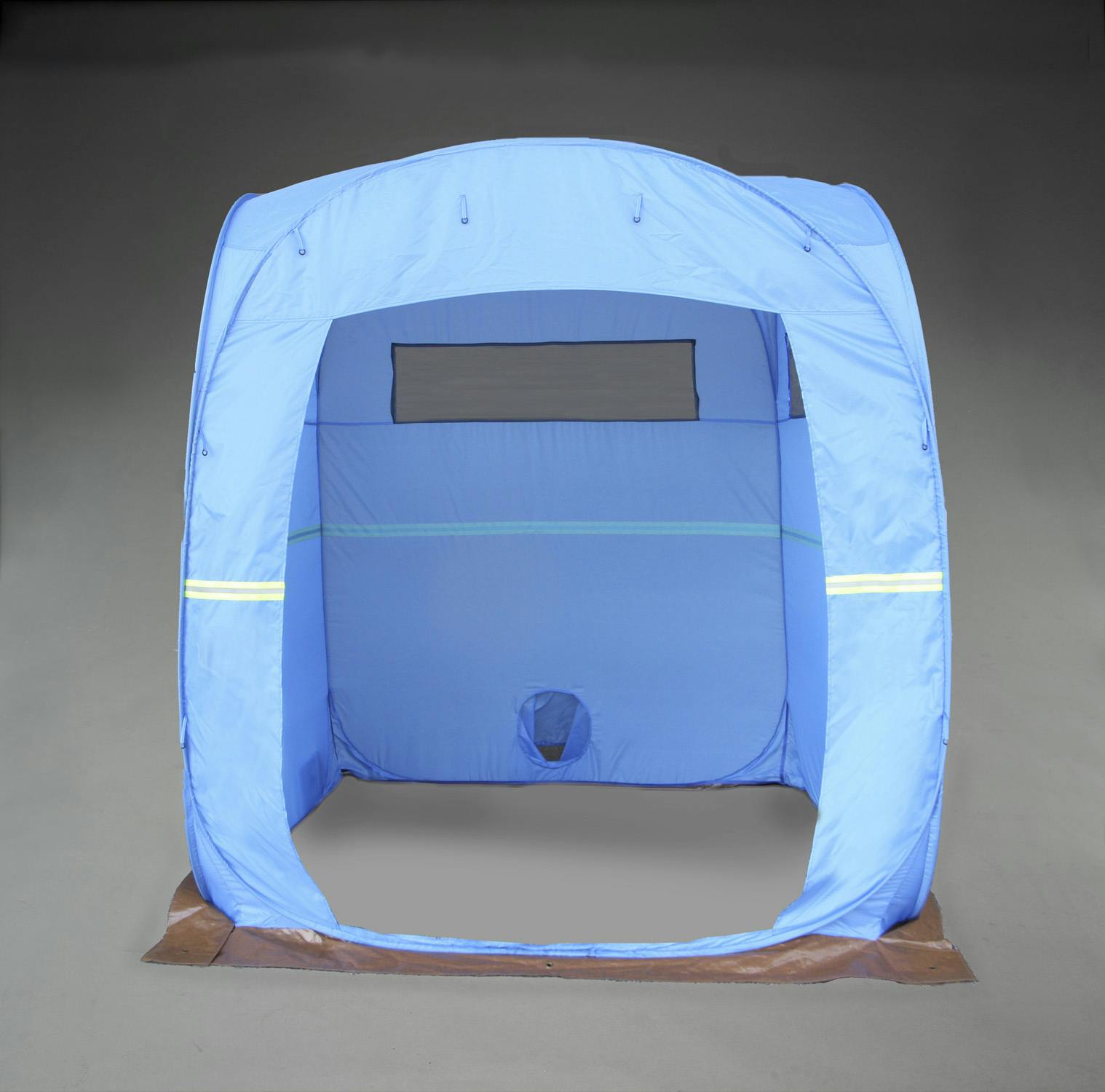 ESCO 1830x1830x2130mm ワークテント(青) 地下ケーブル用道具