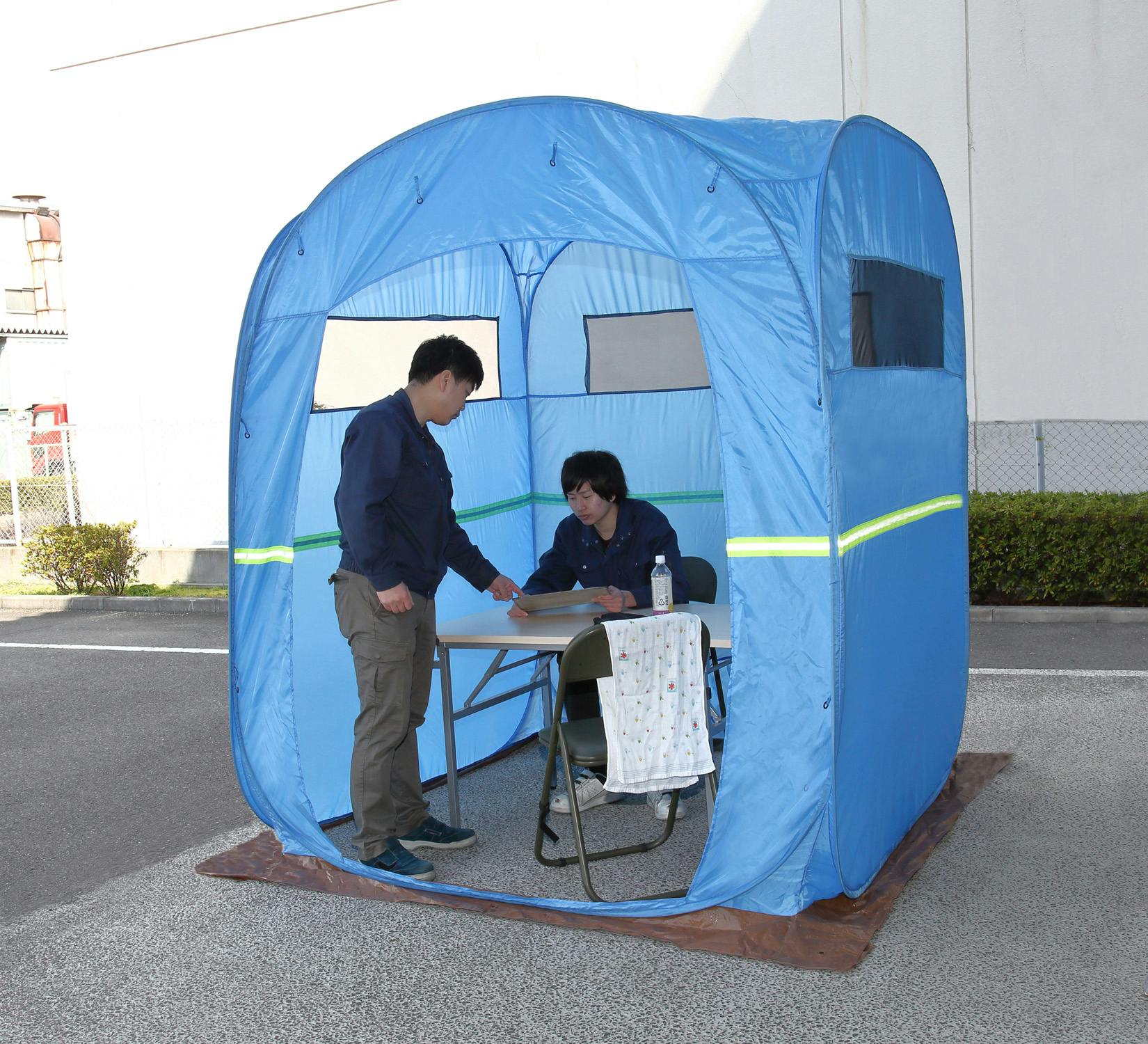 エスコ ワークテント 青 ESCO 1830x1830x2130mm ワークテント(青) 地下ケーブル用道具