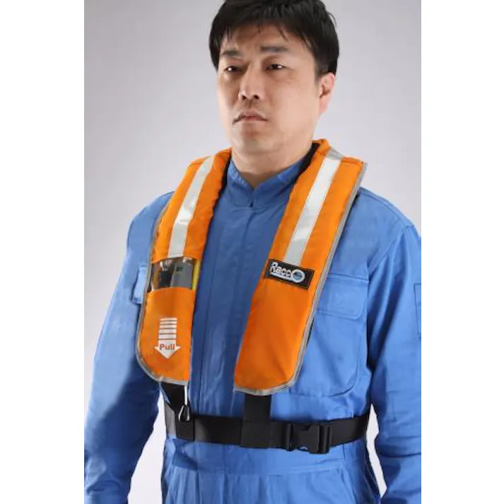 ESCO 自動拡張ライフベスト(救命衣) 野営・キャンプ用品 4550061410547 EA915DE-1(CDC)【別送品】