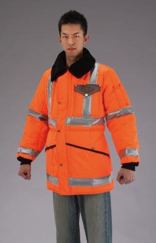 防寒ジャケット(注意色 オレンジ) [2XL] EA915GB-45 4548745730234【別送品】