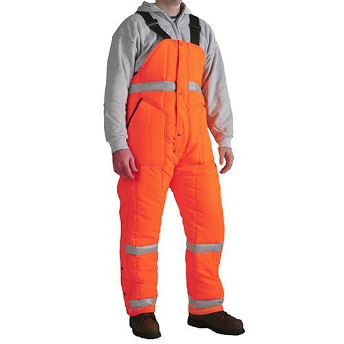 防寒オーバーオール(注意色 オレンジ) [XL] EA915GC-44 4548745730500【別送品】