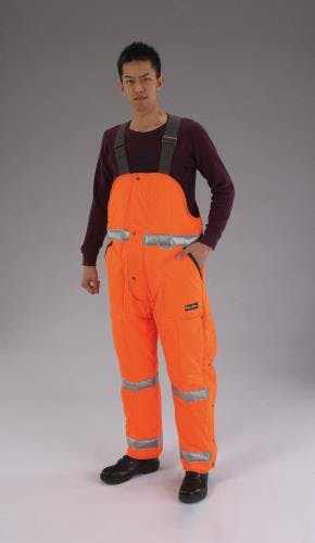 防寒オーバーオール(注意色 オレンジ) [2XL] EA915GC-45 4548745730517【別送品】
