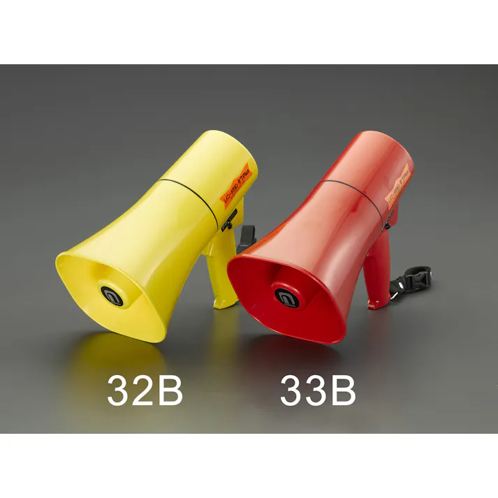 ノボル電機 メガホン(サイレン音付/赤) 6W EA916X-33B 4518340306516【別送品】