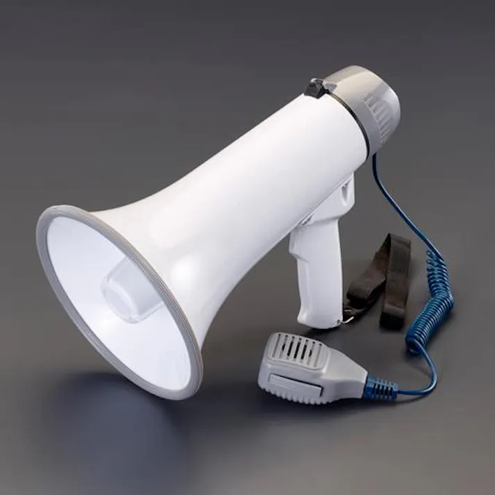 朝日電器(ELPA) 20W メガホン(サイレン・アラーム音付/ショルダー型) トランシーバー、メガホン 4550061756843 EA916X-65(CDC)【別送品】