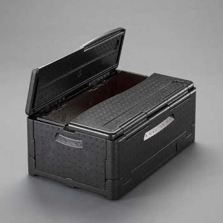 ESCO 600x400x253mm/38L 保冷ボックス(折畳式/5個) 野営・キャンプ用品 4550061899748 EA917AA-30B(CDC)【別送品】