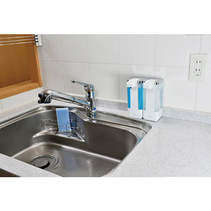 朝日電器(ELPA) オートディスペンサー(消毒液用/ミスト) 500ml EA922CW-4A 4550061887967【別送品】