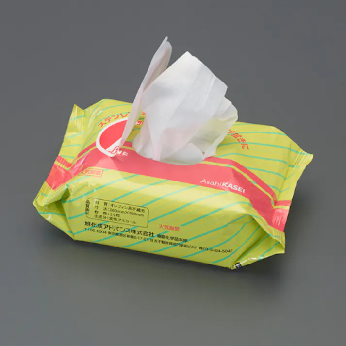 旭化成アドバンス 変性アルコール100% ウェットタオル(30枚) 200x260mm EA922HA-71 4550061836651【別送品】