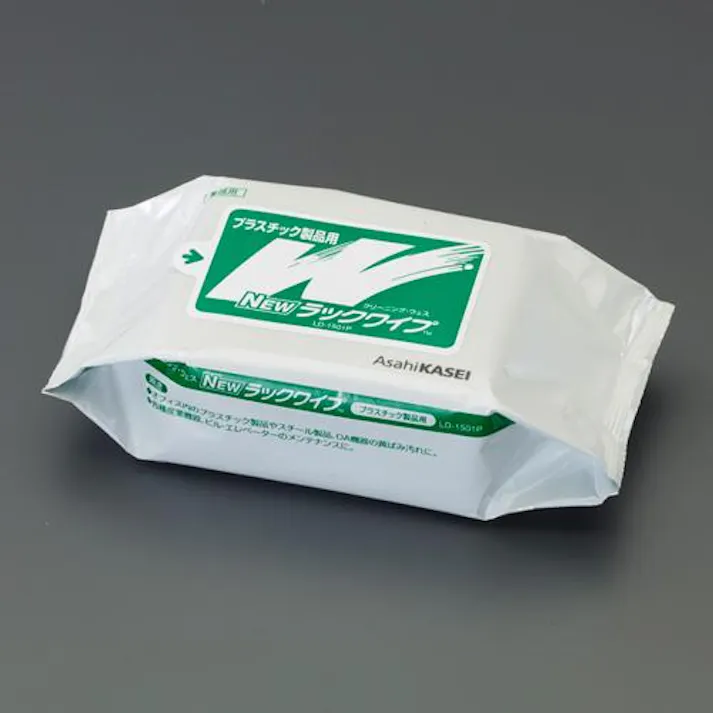 ESCO 140x200mm 高機能ウェットタオル(プラスチック用/50枚) オフィス用品、備品 4550061837115 EA922HA-76(CDC)【別送品】