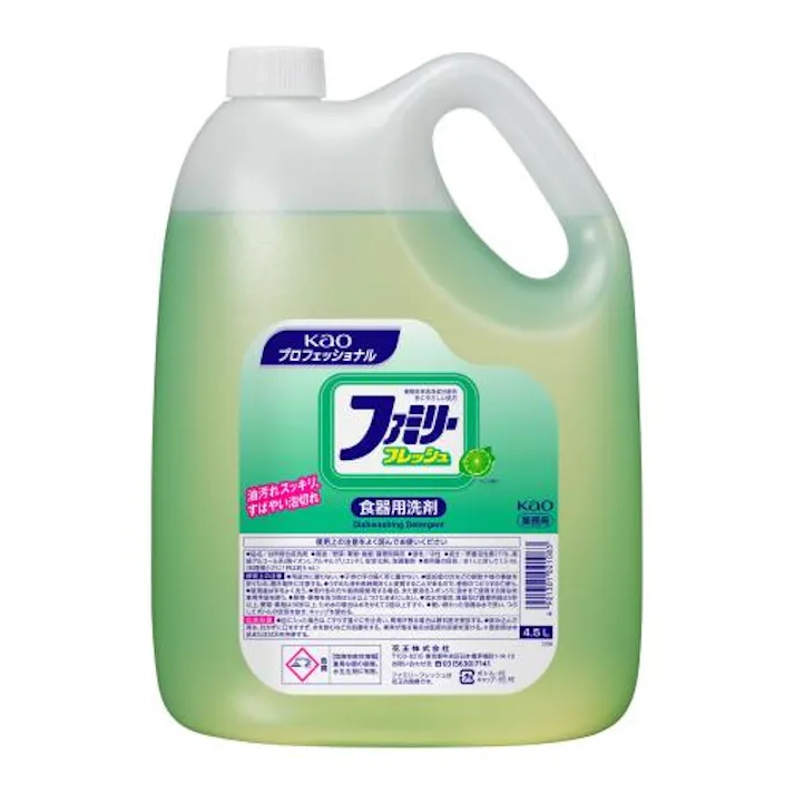 花王プロフェショナル 4.5L 食器用洗剤(ファミリーフレッシュ) 洗面・バス・トイレ用備品・消耗品・エチケット商品 4518340344563 EA922KA-1A(CDC)【別送品】